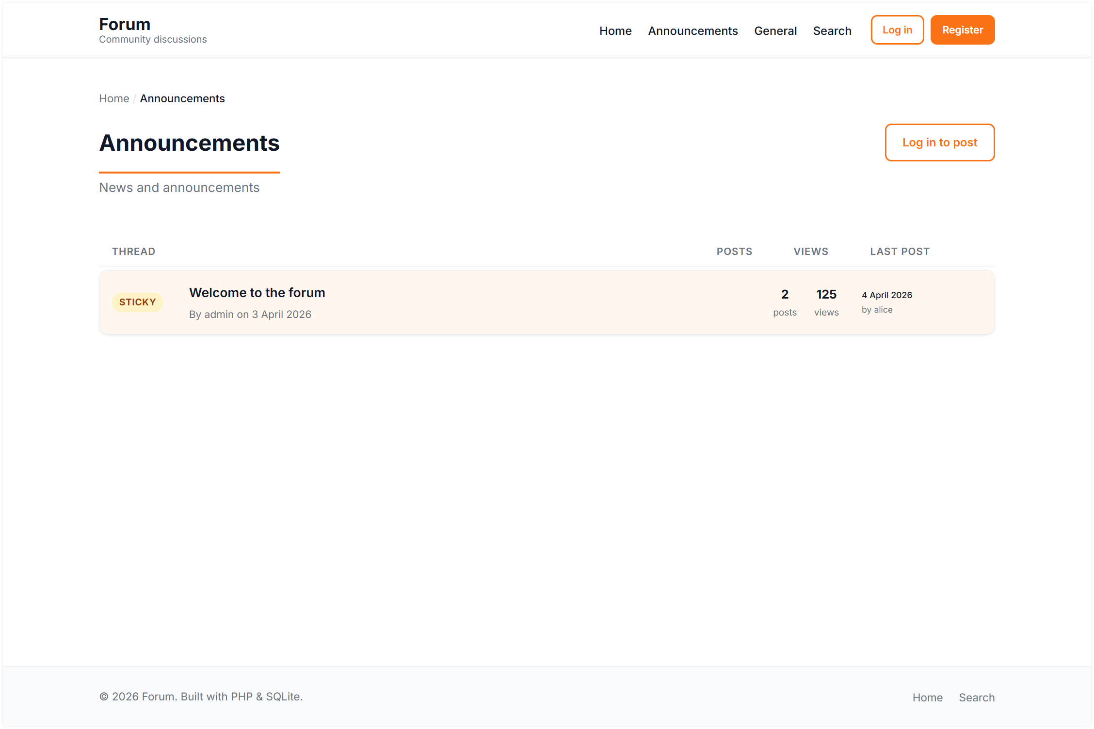Forum screenshot 2