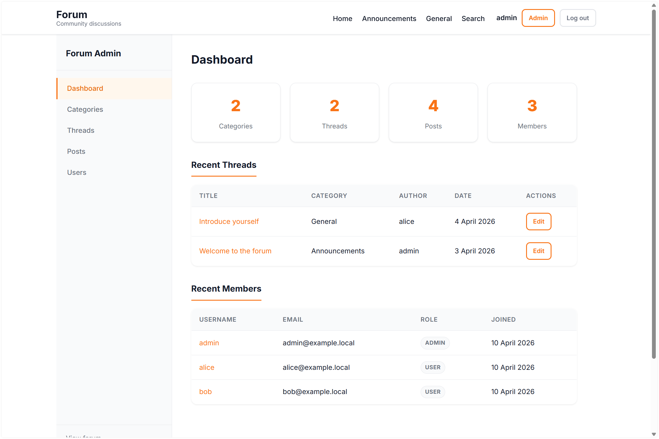 Forum screenshot 4