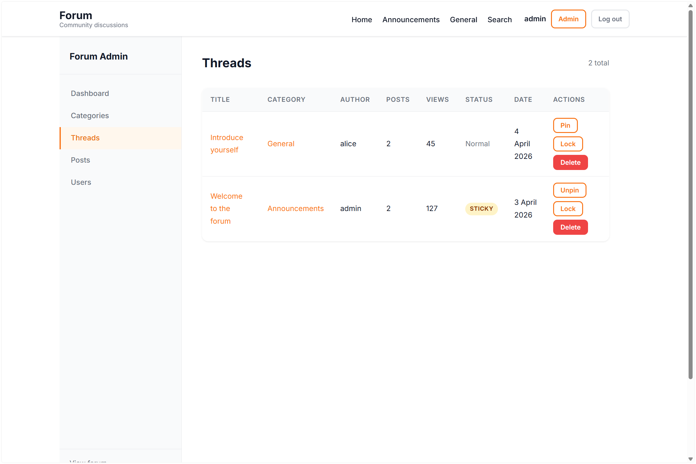 Forum screenshot 6